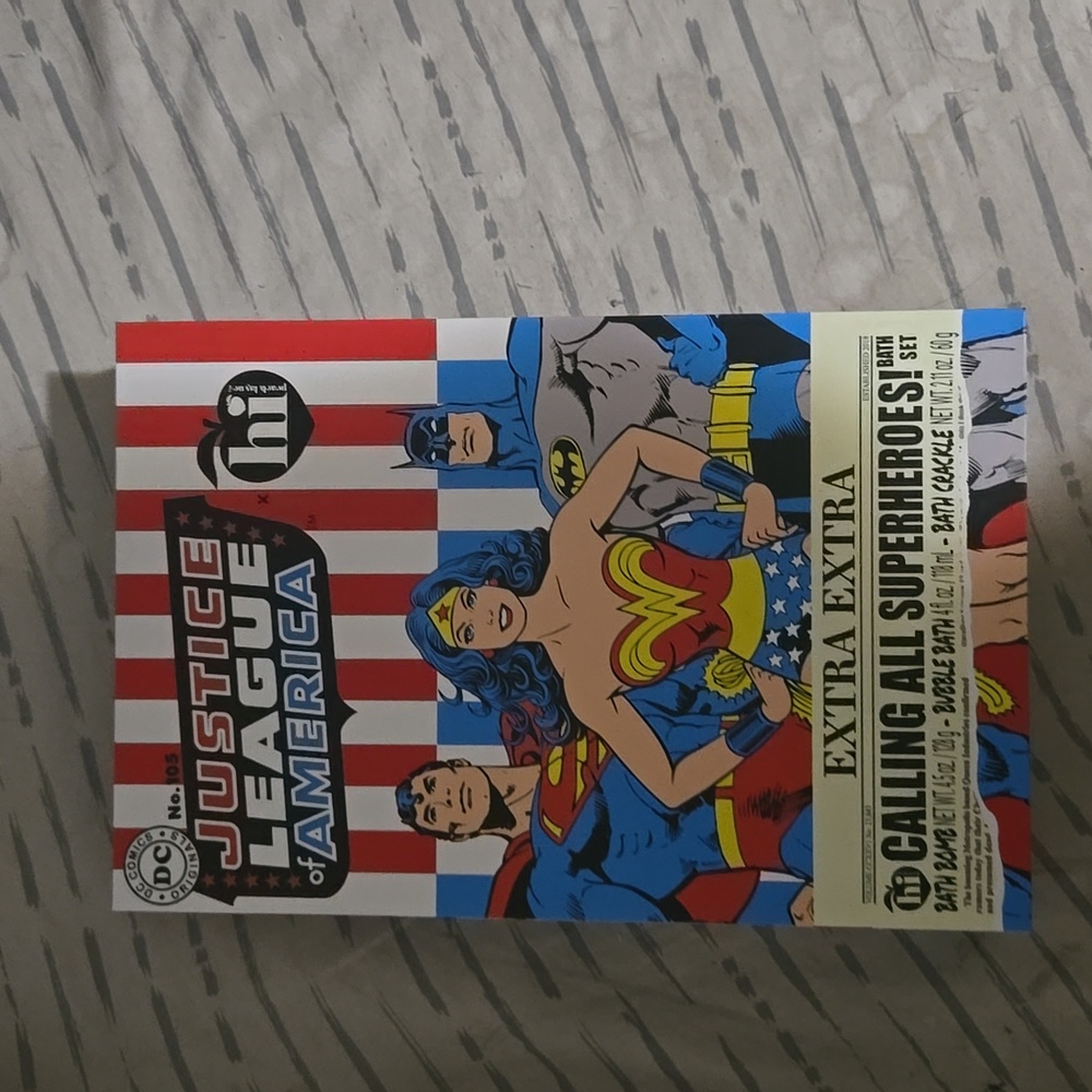 NWT DC Justice League Bathtub set